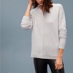 Isabelli sweater Aritzia Wilfred free XS grey